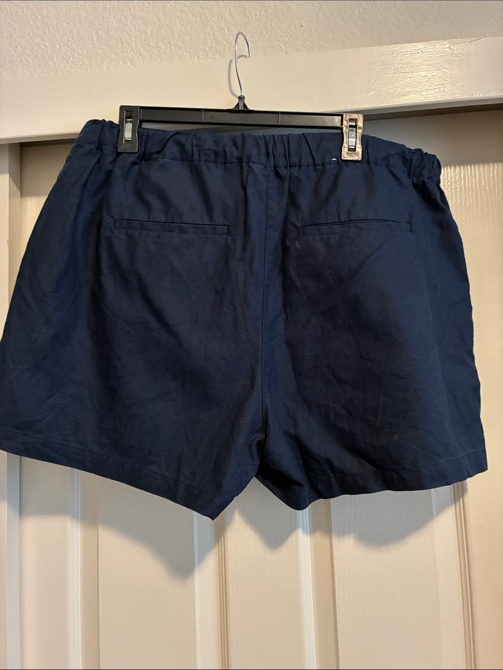 Banana Republic Navy Drawstring Athletic Shorts - Picture 2 of 4